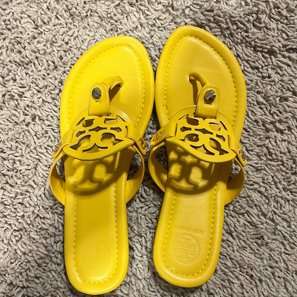 Yellow sandals